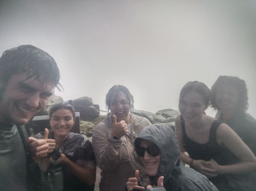 In the midst of the mist at Vic Falls