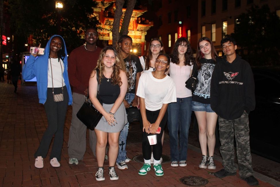 Dominick with friends