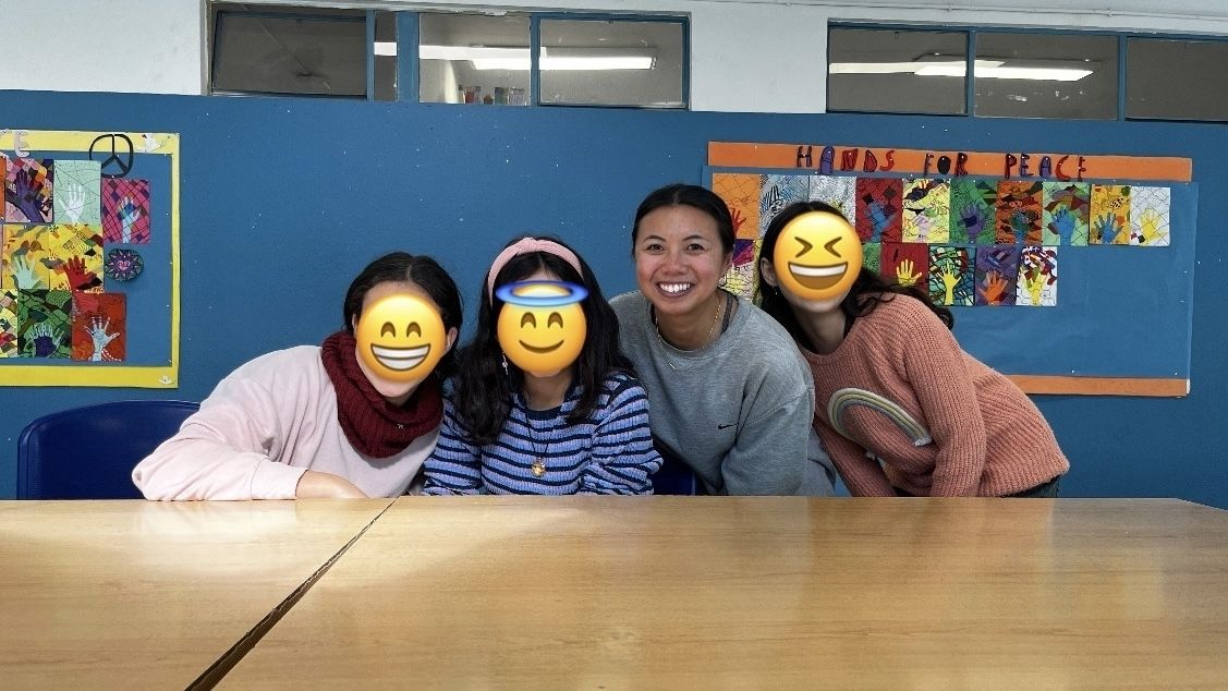 Teaching English in Madrid classroom