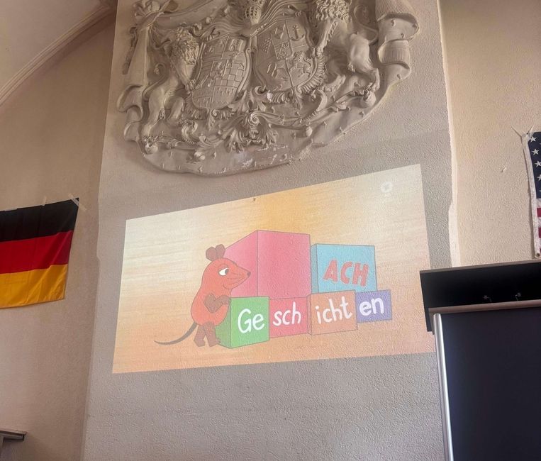 Dominick and others watched the well-known "Maus" show in Germany.