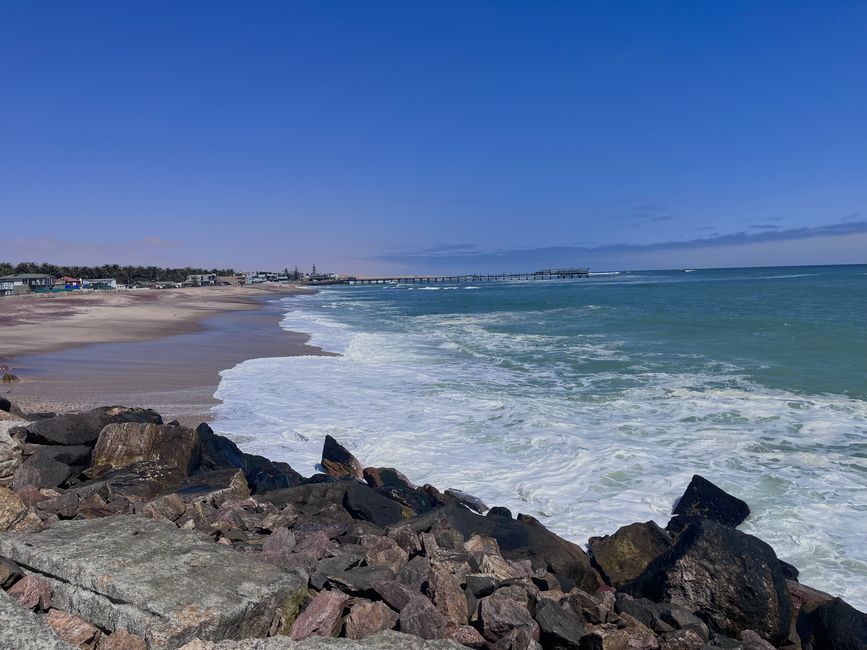 The beach in Swakopmund, Namibia!