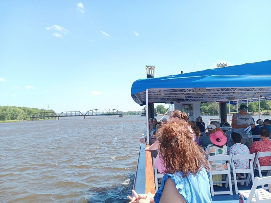 Juan took in the sites on a tour boat.