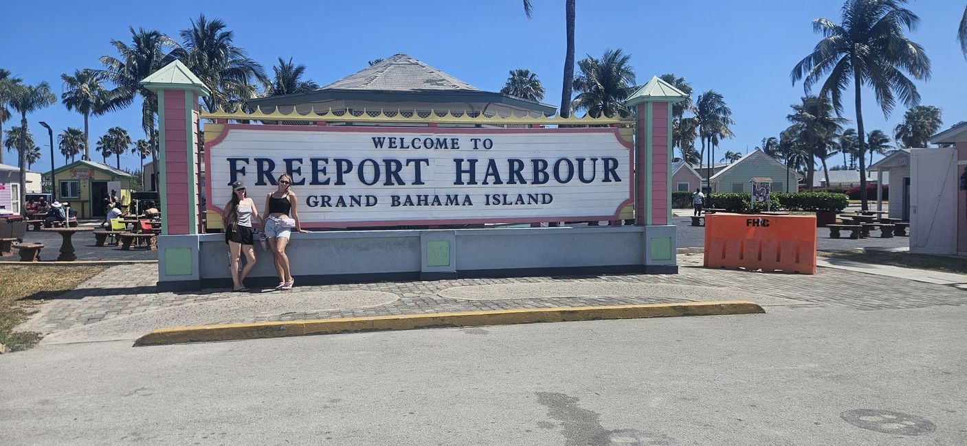 Summer and a friend from her internship took a cruise from Florida to the Bahamas.
