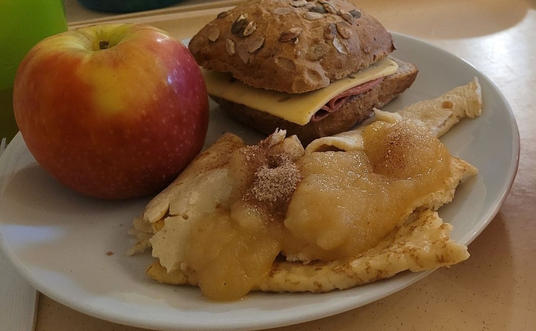 Apfelmus (aka German applesauce) is a great topping for many foods, says Thomas.