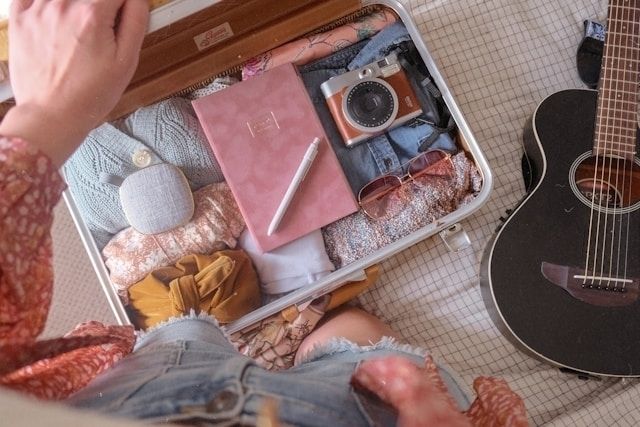 Photo by Paige Cody. Photo of packed luggage.