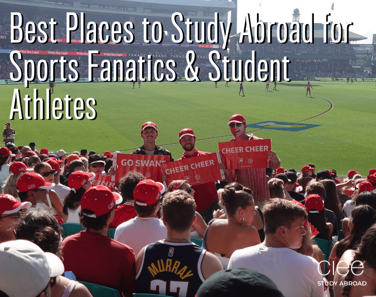 best places to study abroad for sports fanatics and student athletes