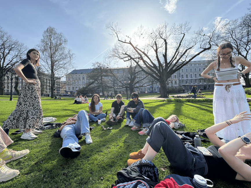 Chilling in Bastejkalna Park!