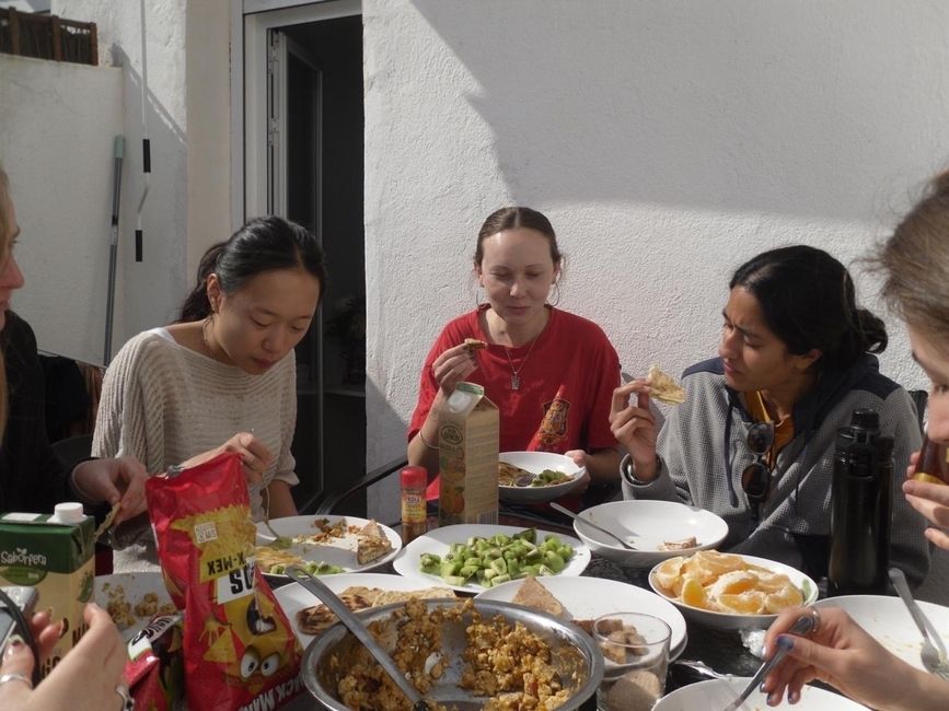 Girls on the terrace