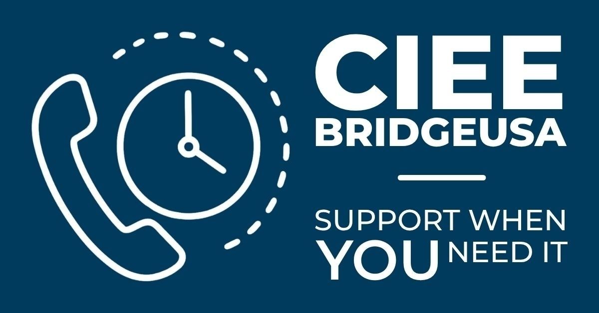 J-1 visa sponsor support graphic illustration