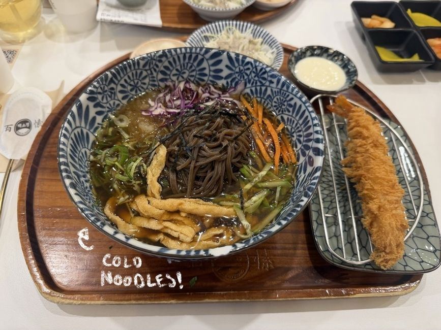 Soba Noodles and Shrimp