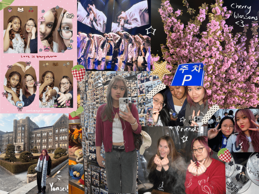 Collage of moments in Korea!