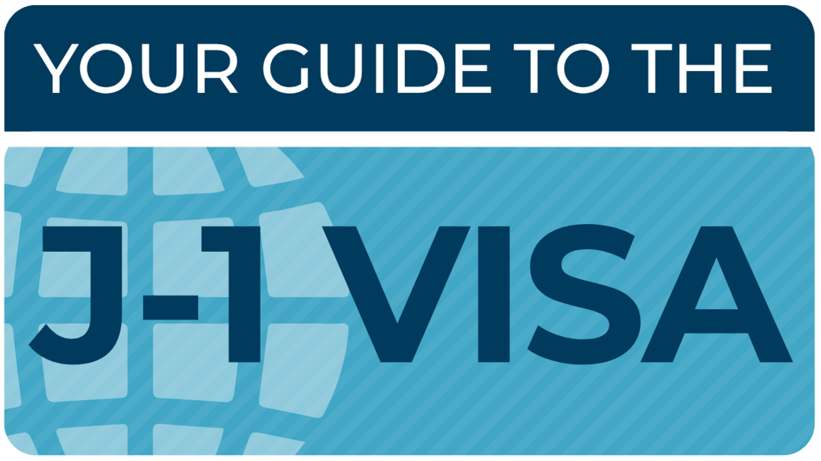 Graphic illustration of a J-1 visa