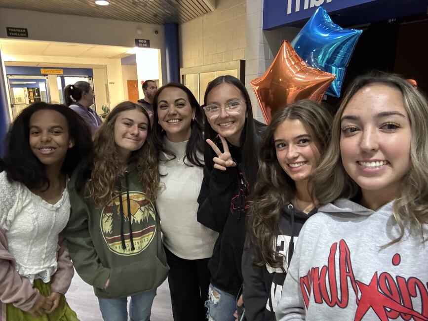 High school study abroad ambassadors on program group photo