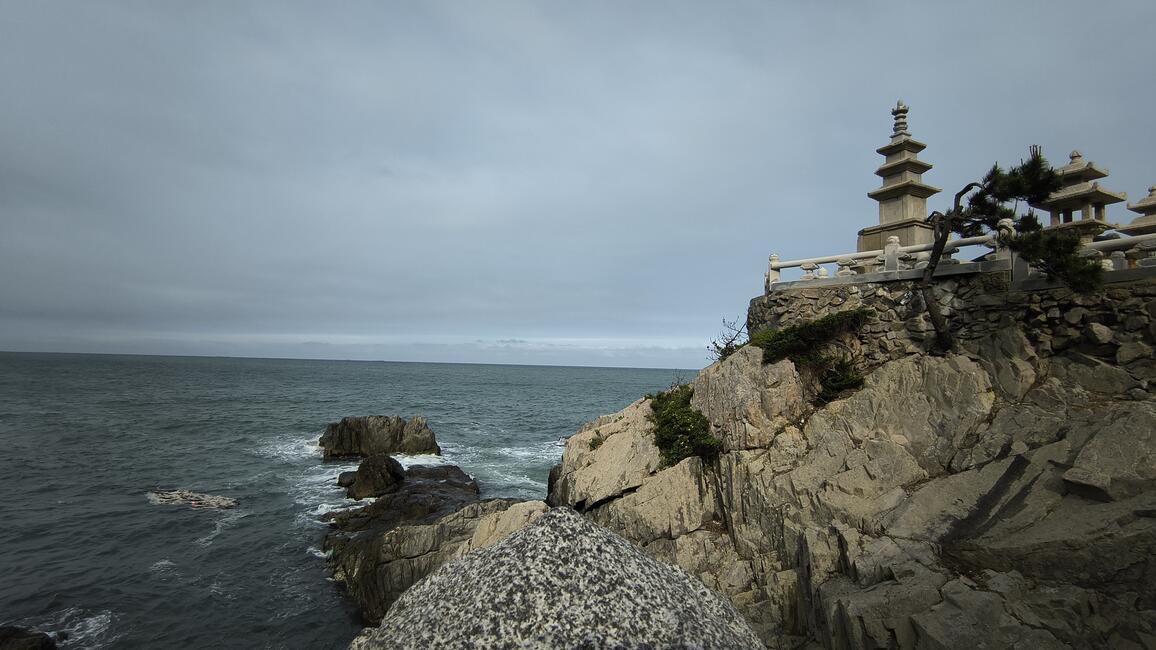 Seaside of Buddhist Temple