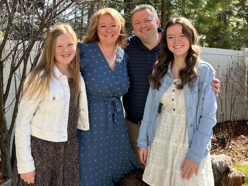The Labrie family from Washington state