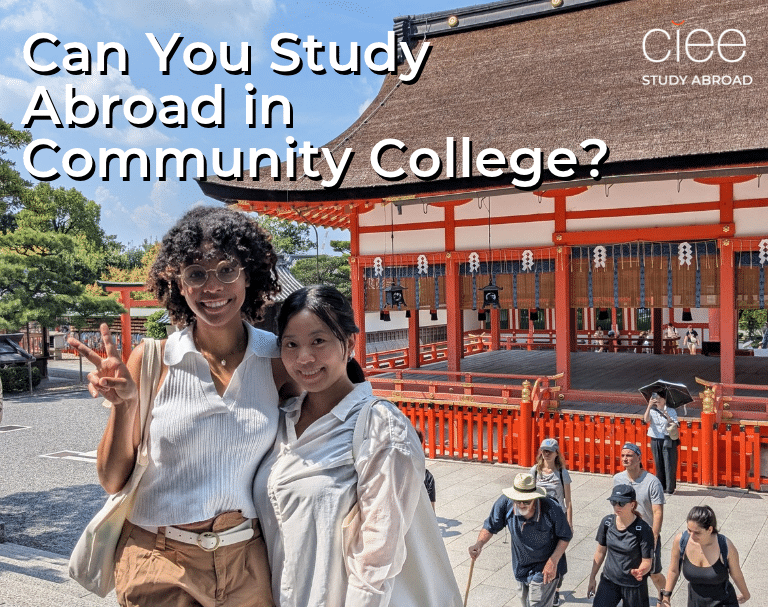 Can you study abroad in community college?