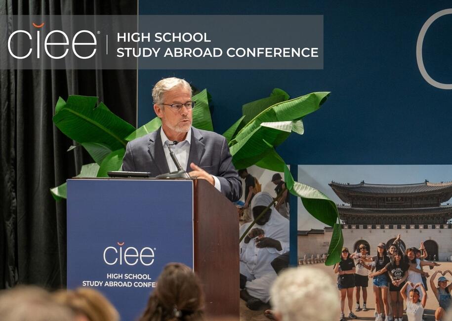 ciee ceo giving hsc keynote