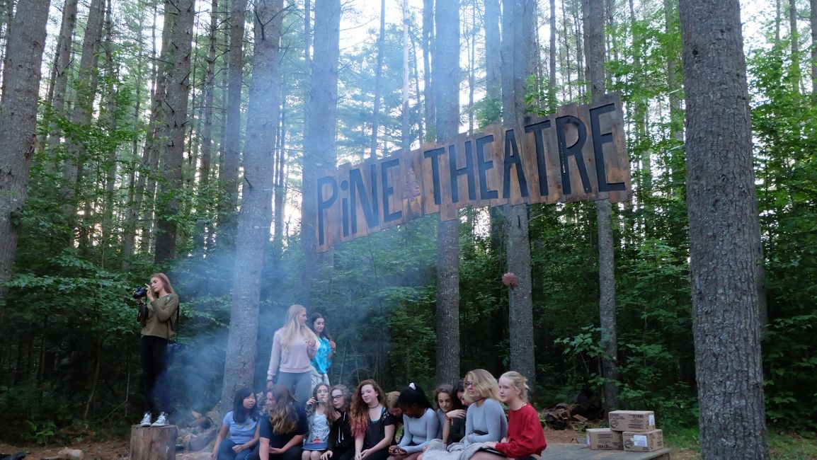Pine Theatre at summer camp