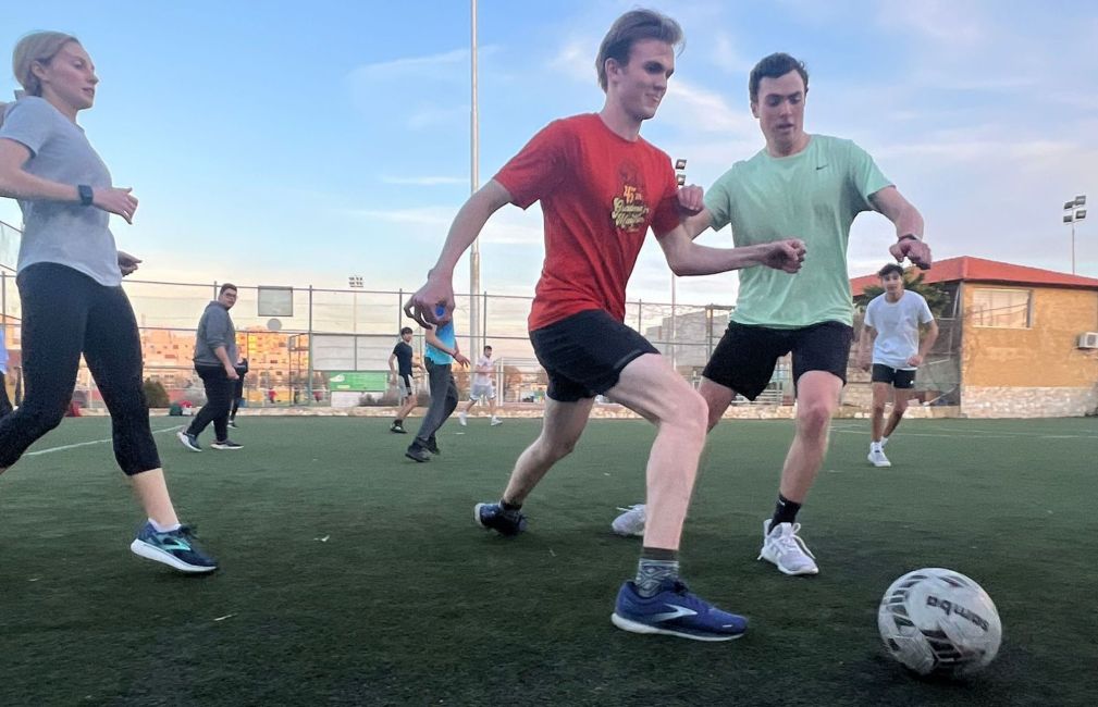 amman jordan playing soccer abroad