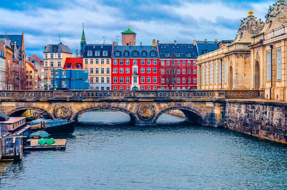 Copenhagen Bridge over river