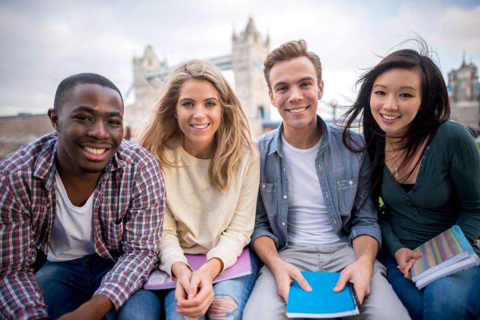 Students at Tower Bridge