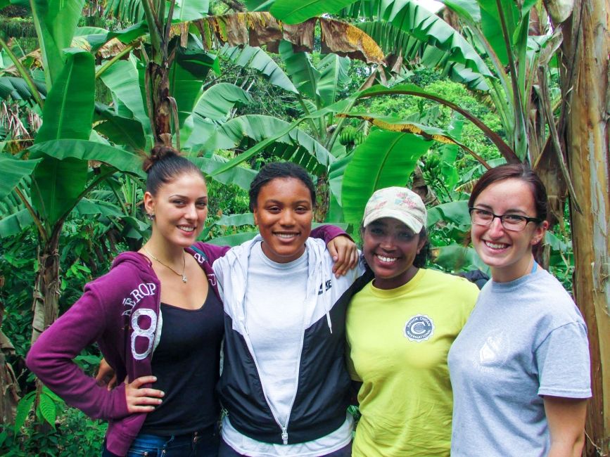 santiago dr girls in forest