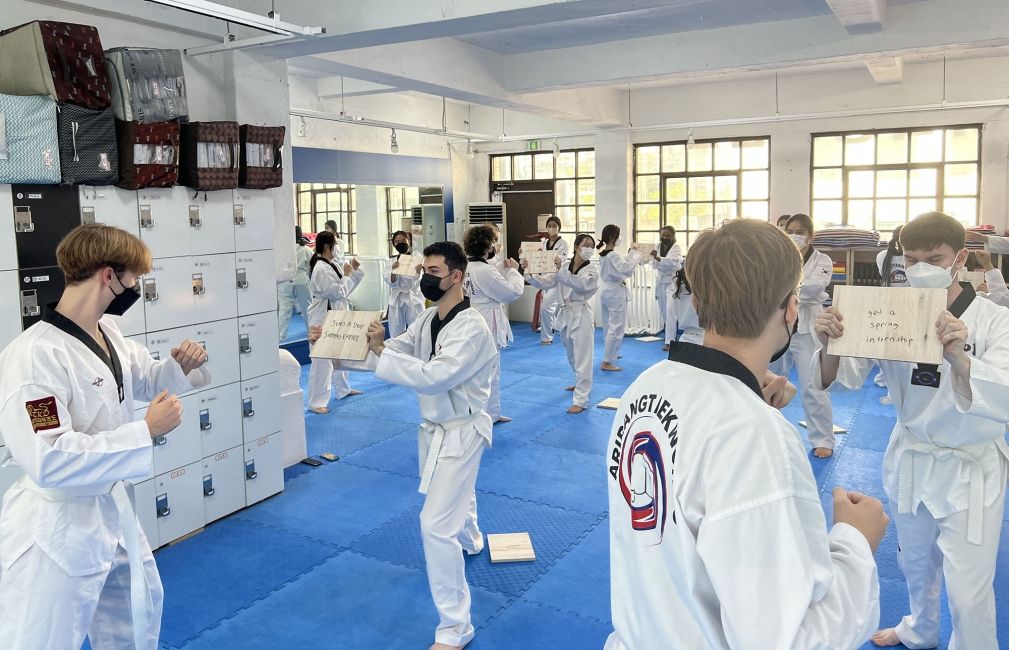 taekwondo class in south korea