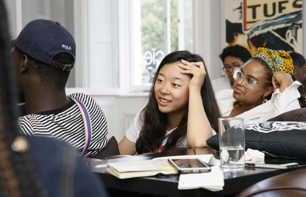 frederick douglass students learning in classroom