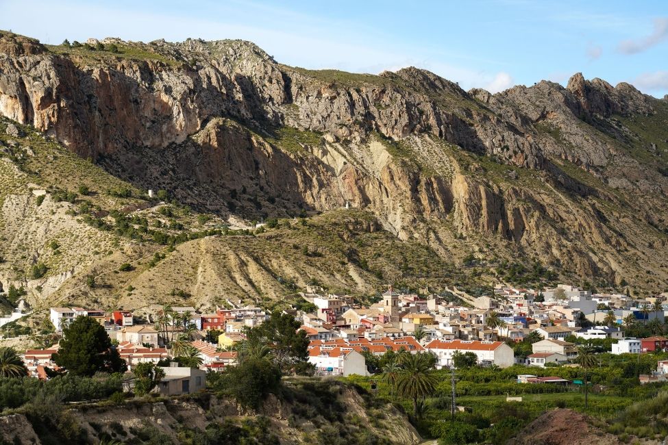 Mountains above Murcia, Spain