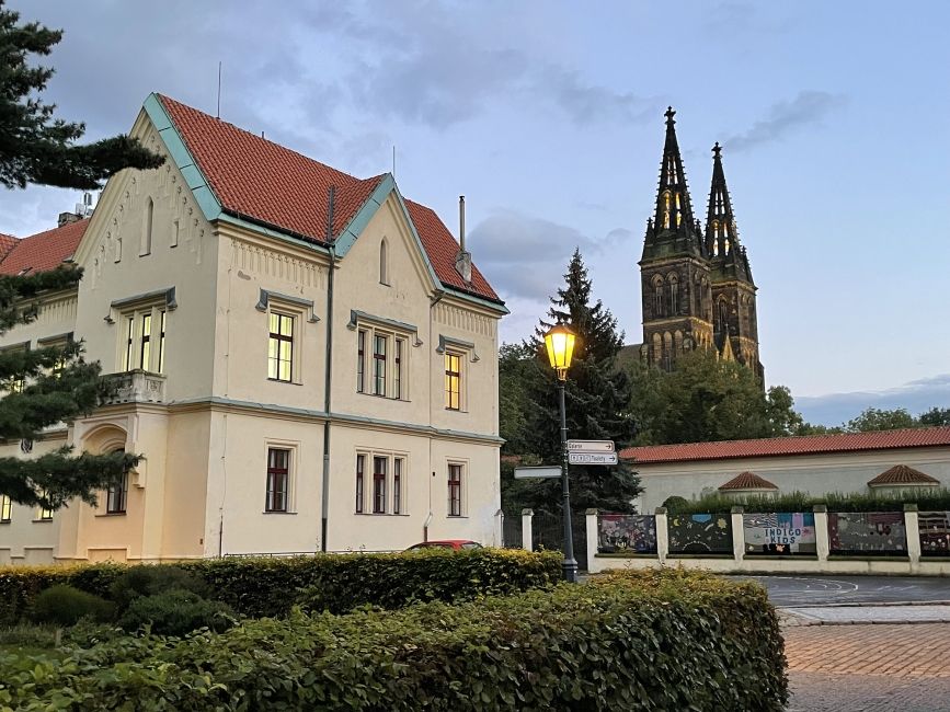 prague outside cathedral