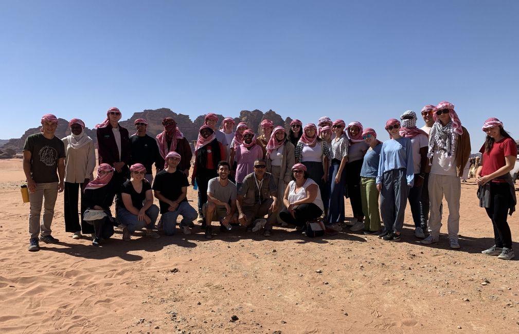 desert excursion students amman