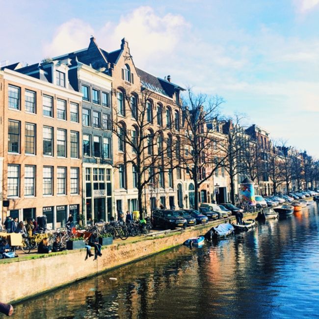 amsterdam buildings abroad canal