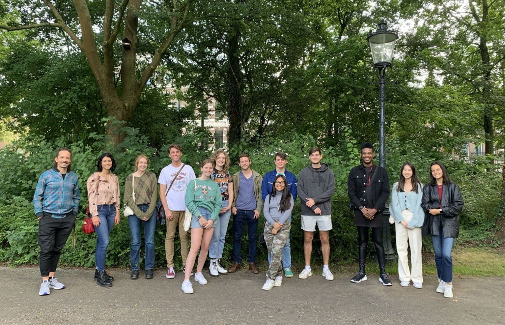 amsterdam students park visit