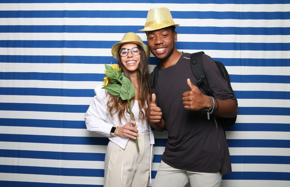 barcelona students photo booth