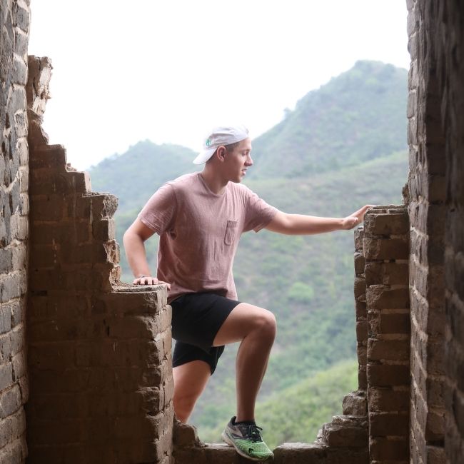 beijing student great wall