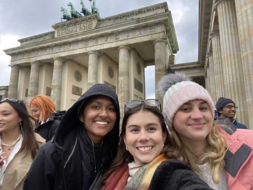 students selfie berlin