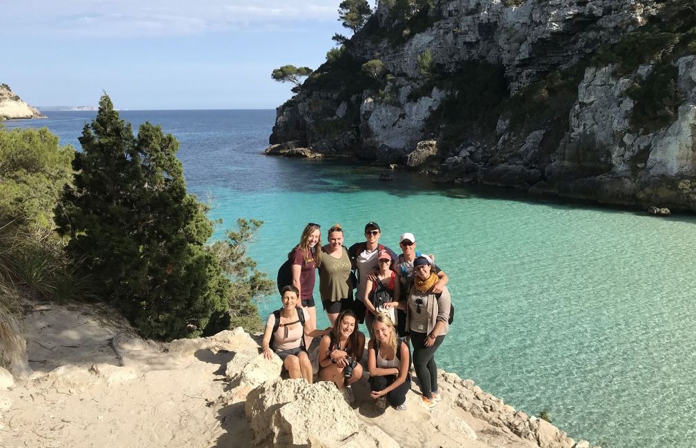 students ocean overlook palma spain