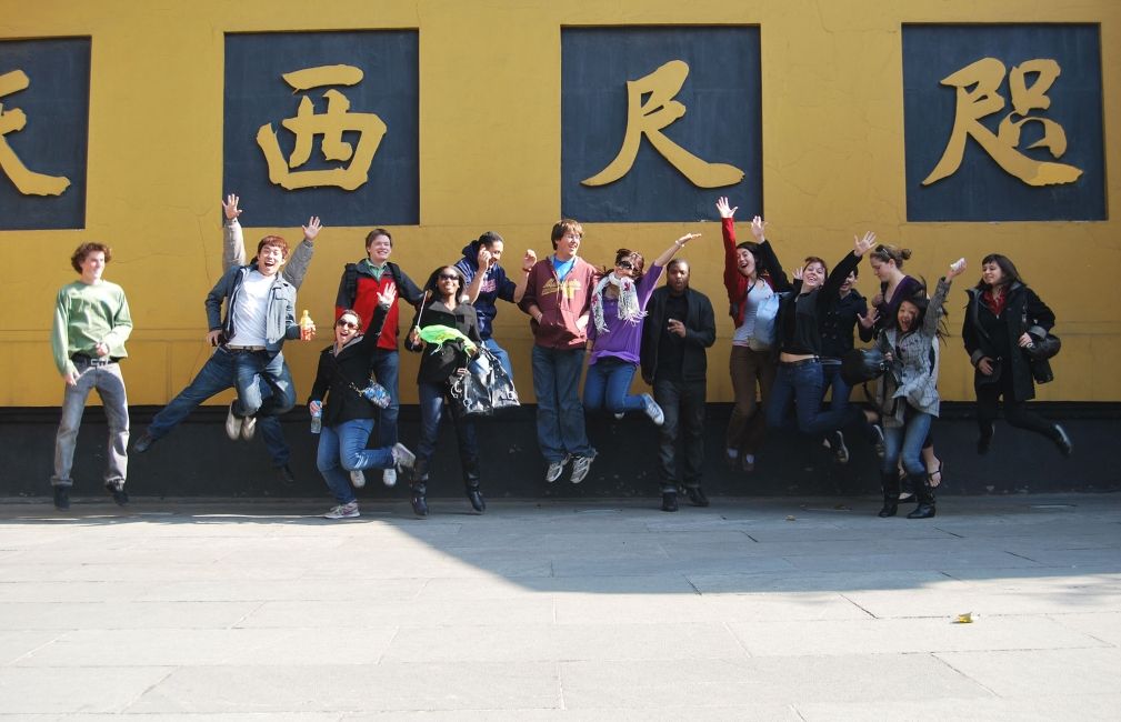 students jump abroad shanghai