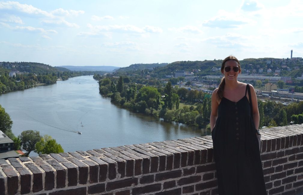 prague student smiling