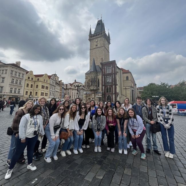 castle tour ciee prague student group