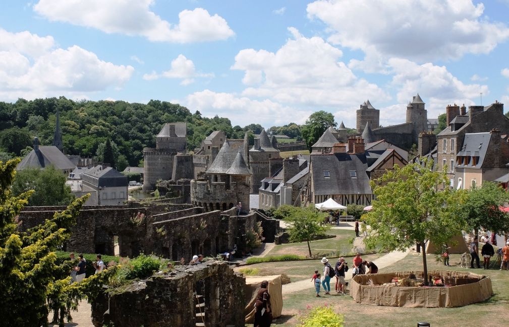 medieval town rennes france