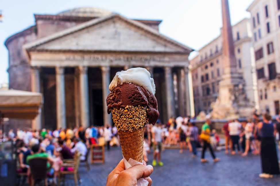 rome chocolate gelato