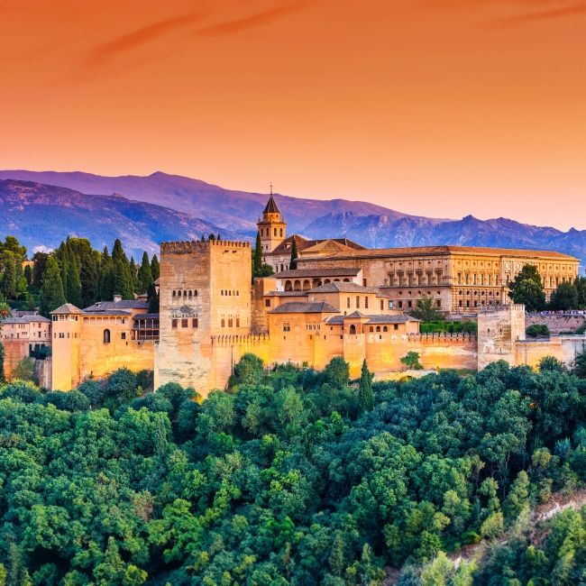 Seville Granada hillside