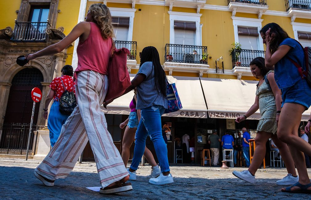 exploring downtown seville study abroad