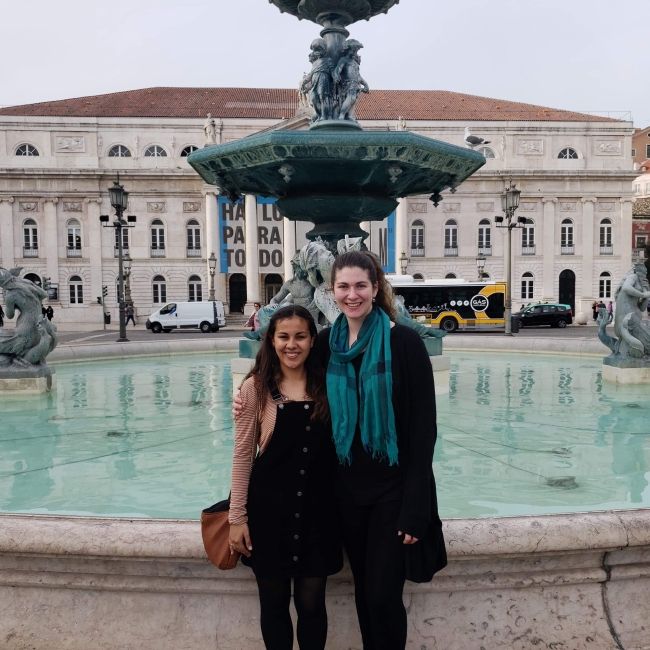 lisbon students fountain