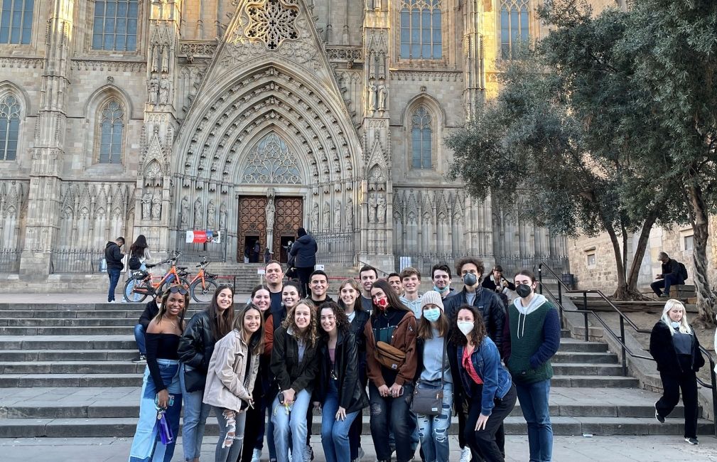 church visit barcelona group