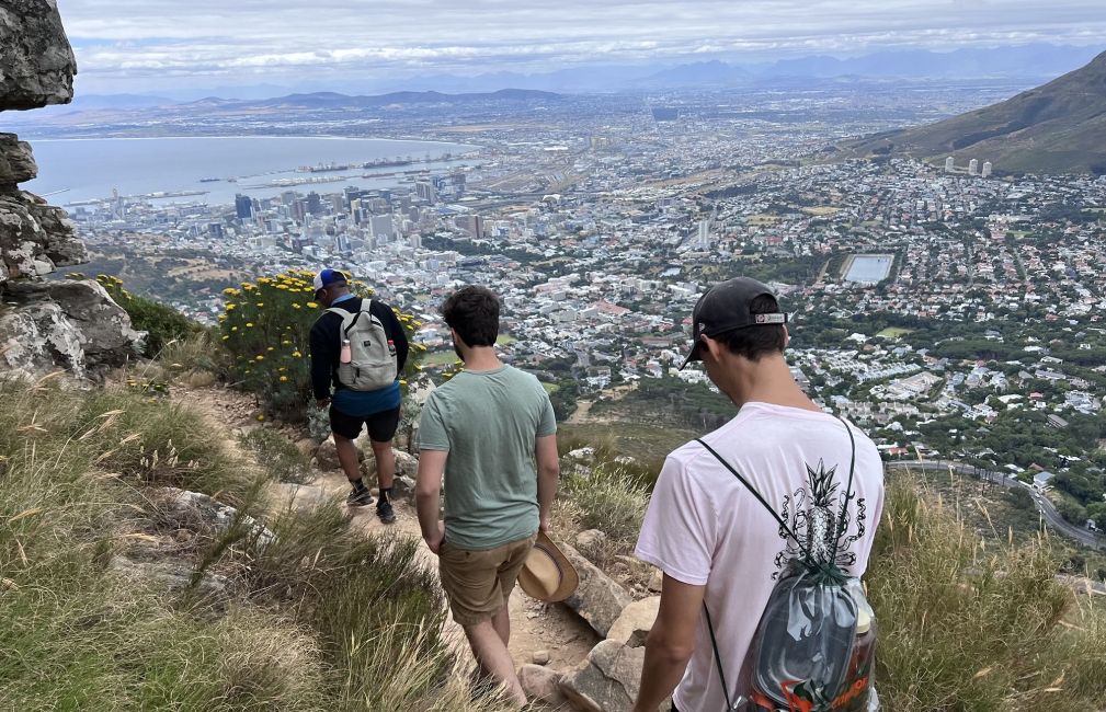 cape town hike aerial view