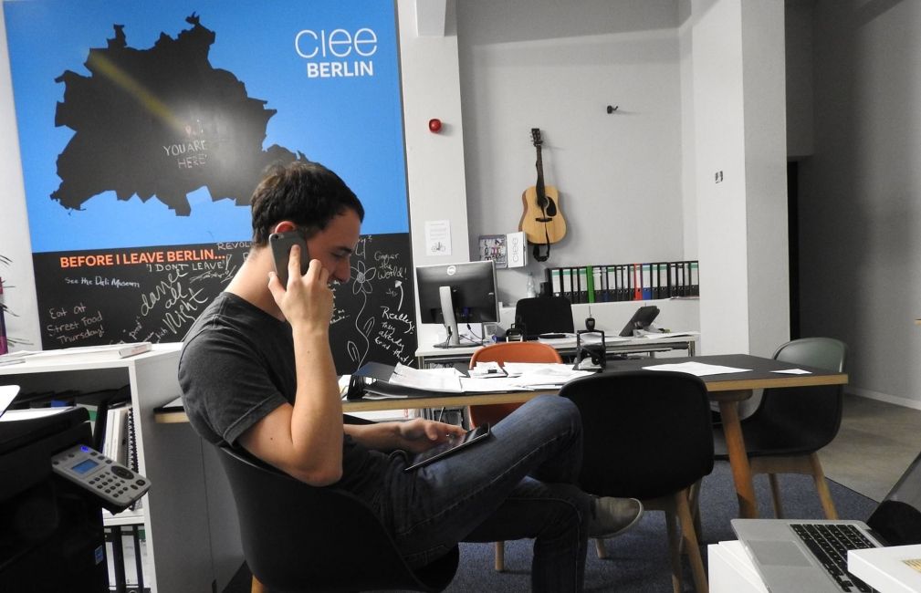 ciee berlin staff phonecall