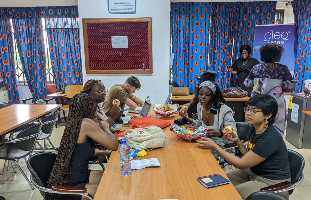 legon center students classroom