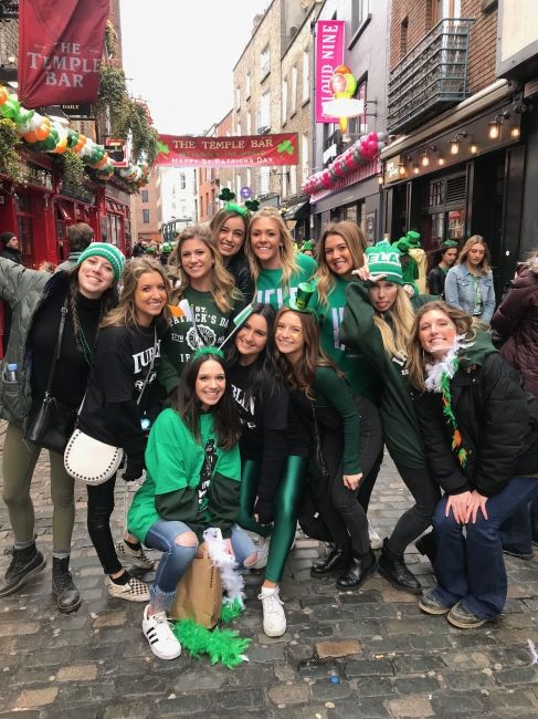 dublin group during st. patrick's day